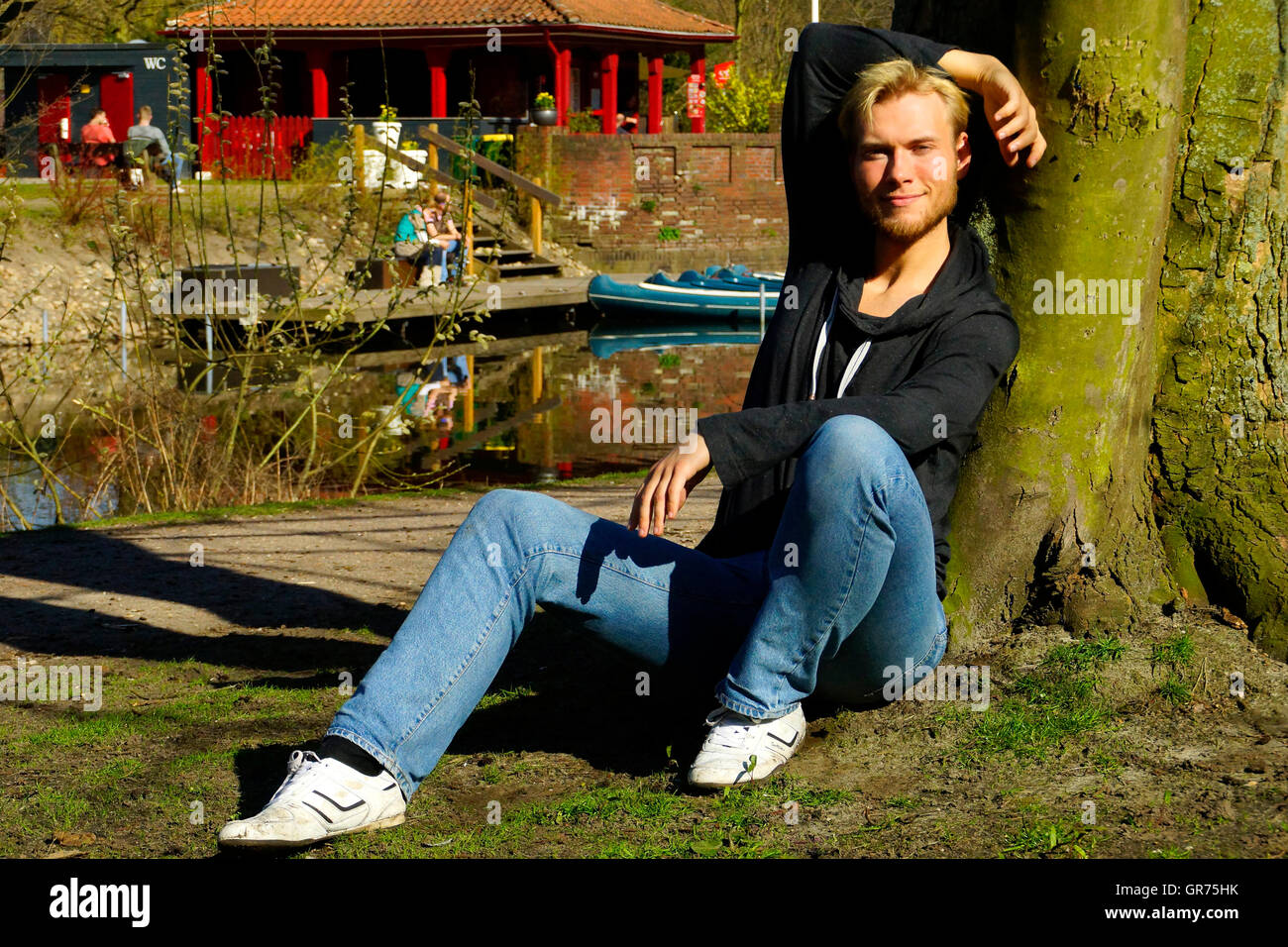Young blond german man hi-res stock photography and images - Alamy