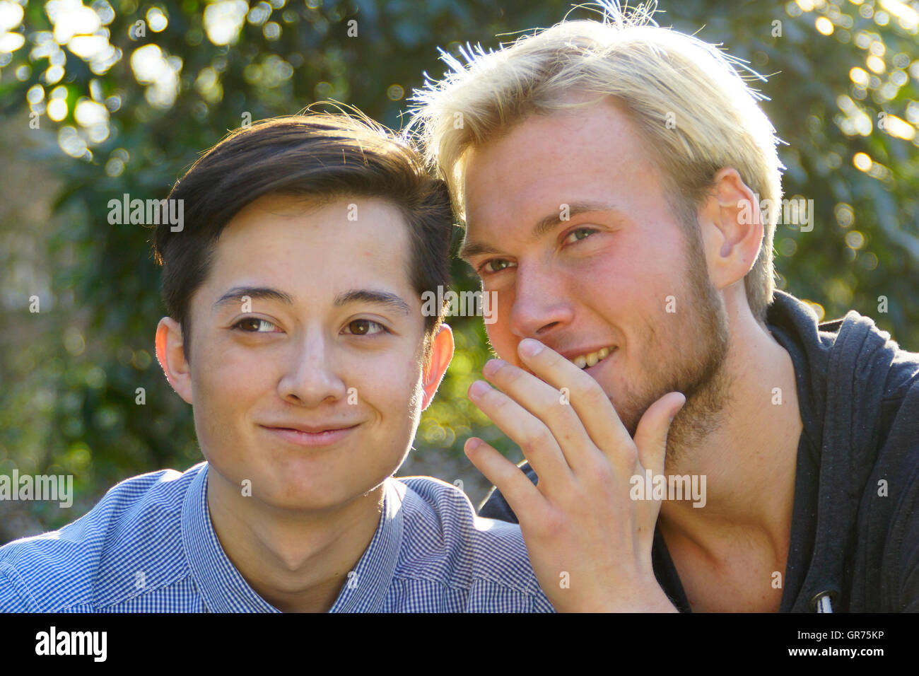 Two Friends Stock Photo