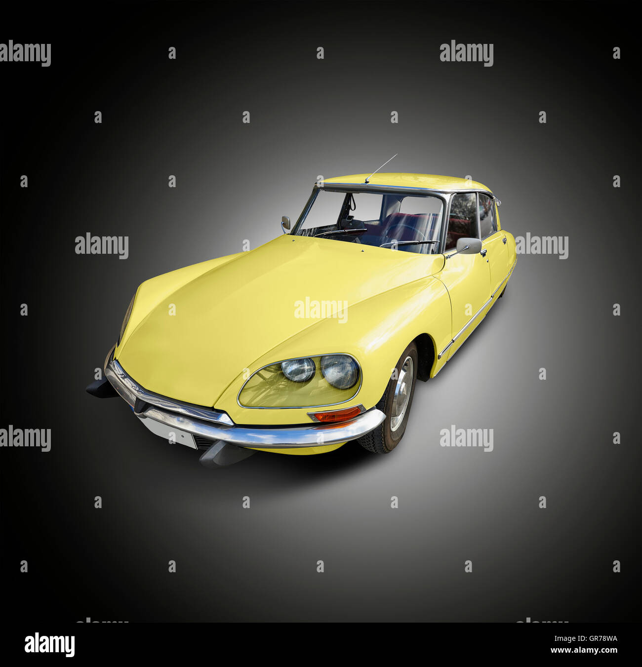 1968 Citroen DS, the classic, elegant, streamlined French automobile Stock Photo
