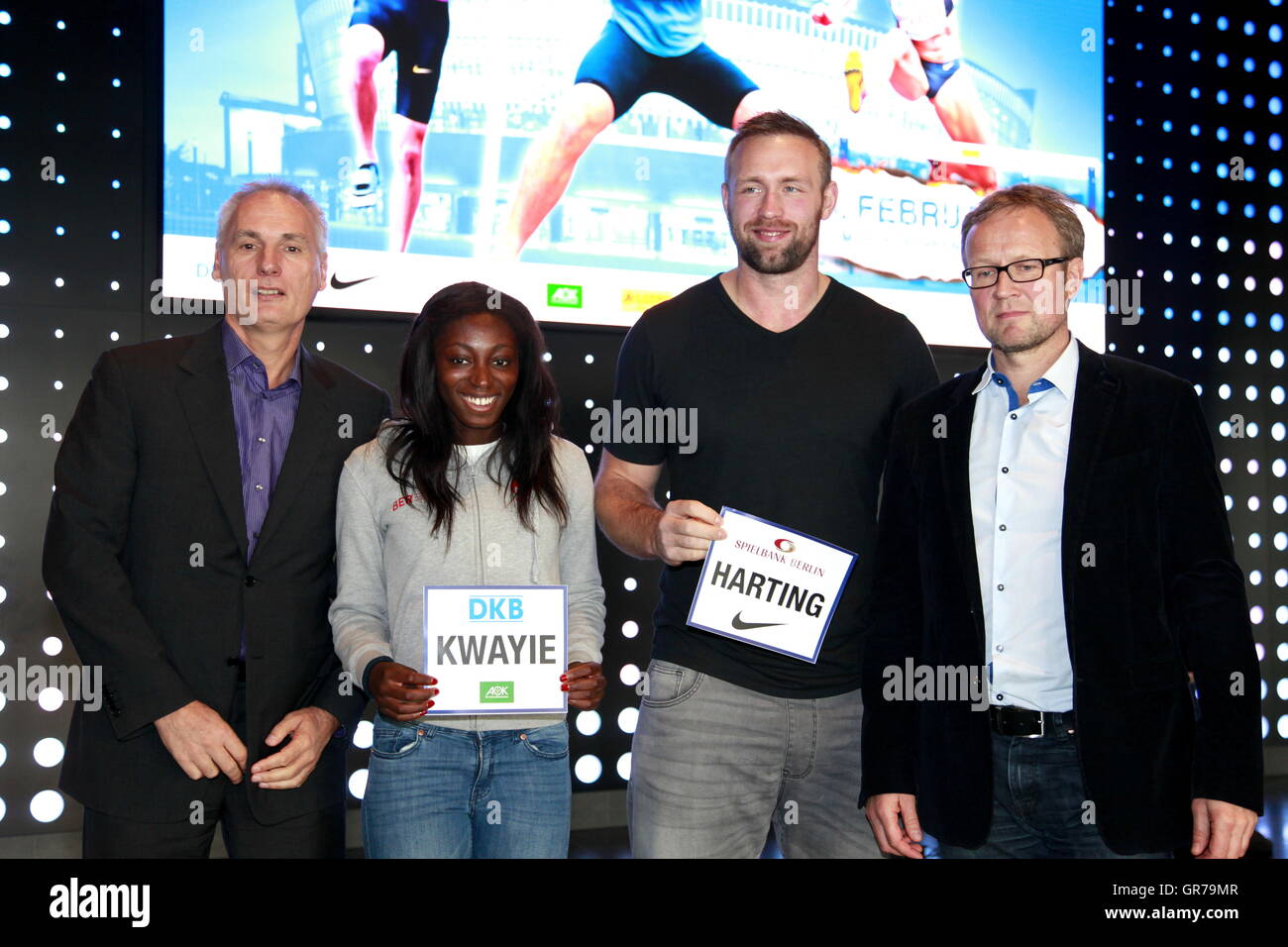 Press Conference For The Third Istaf Indoor Stock Photo