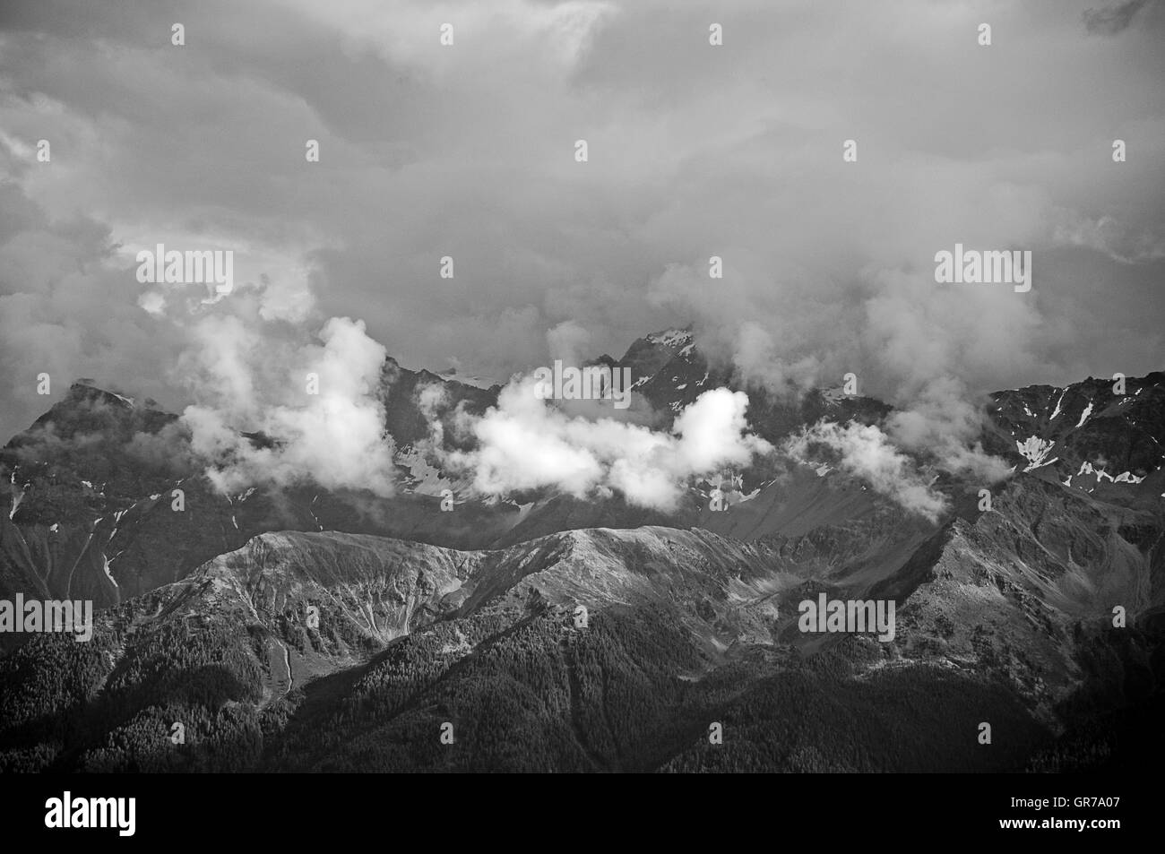 Mountains In South Tyrol Stock Photo