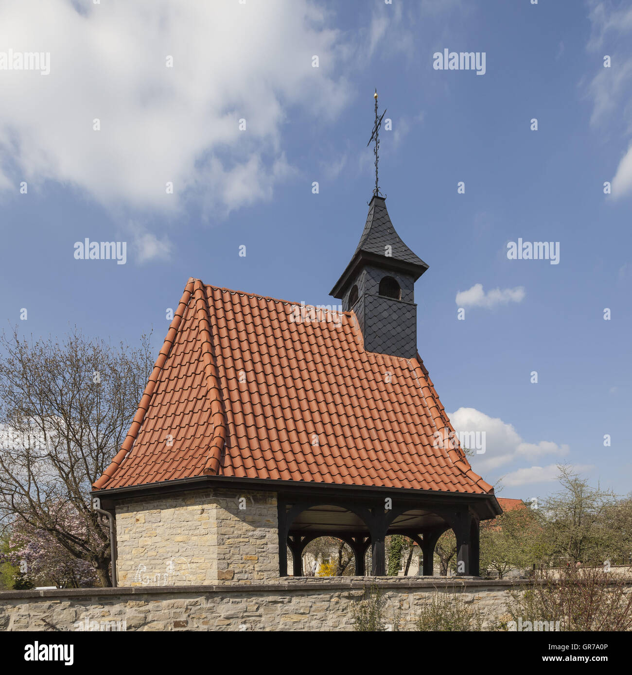 Pilgrimage Church, Outbuilding In Rulle, Osnabrueck Country, Lower Saxony, Germany Stock Photo