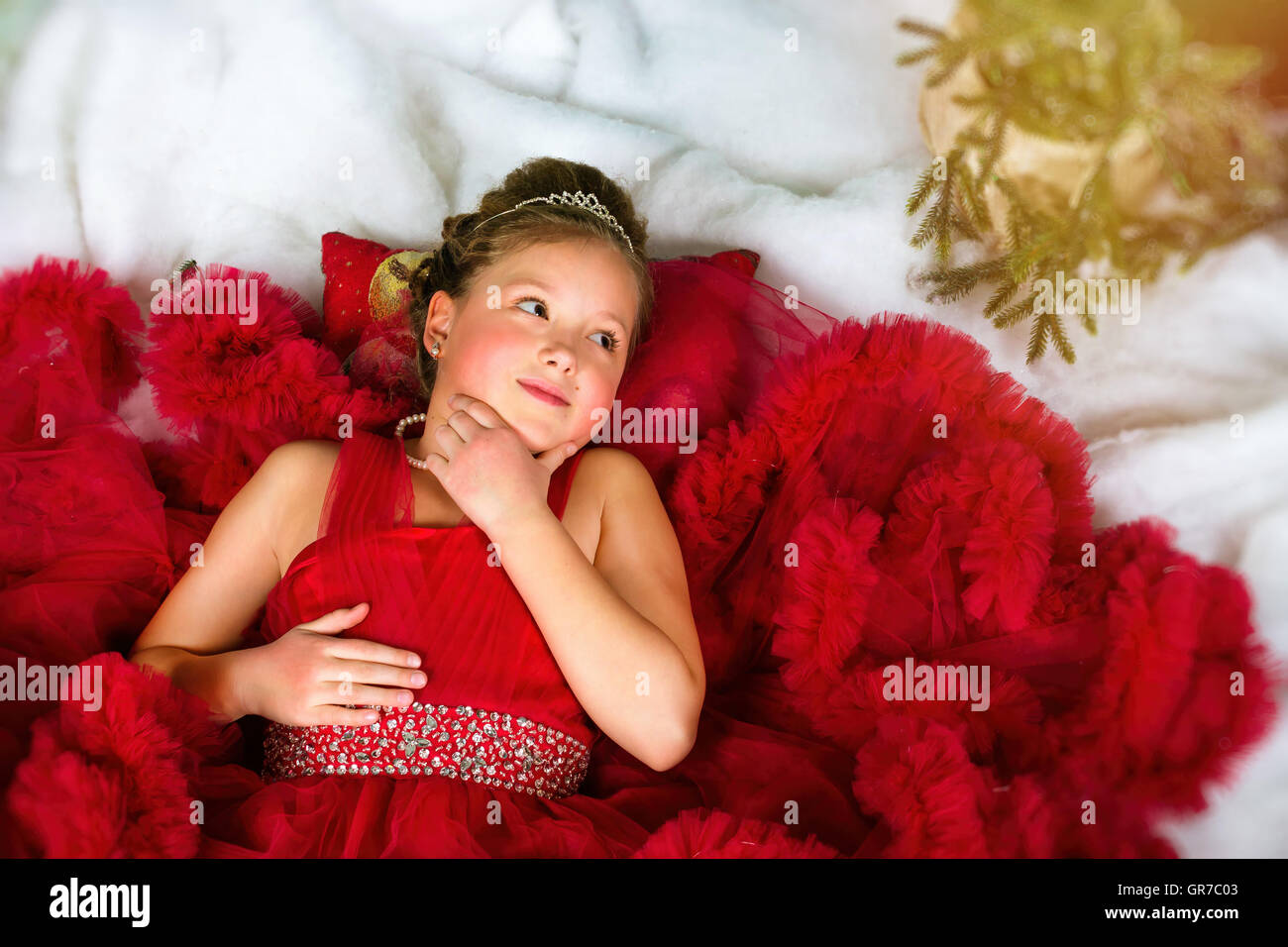 Christmas artificial snow hi-res stock photography and images