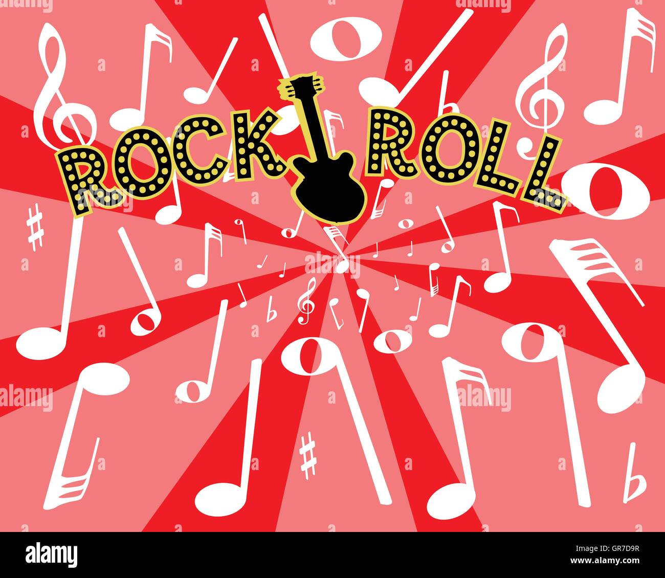 Rock and roll Stock Vector Images - Alamy