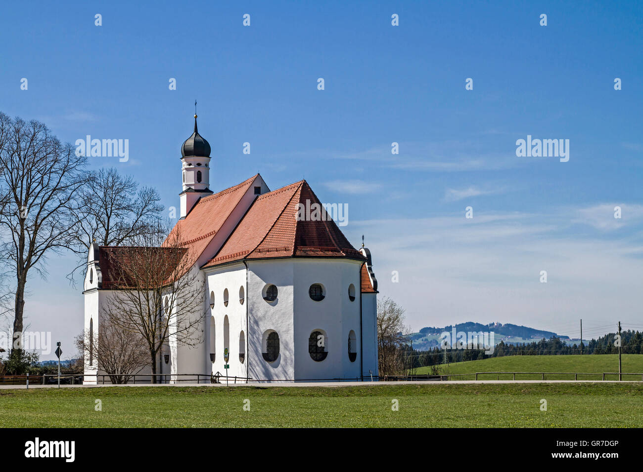 The Pilgrimage Church Of The Visitation In Ilgen Is One Of The Jewels In The Church Rich Pfaff Angle Stock Photo