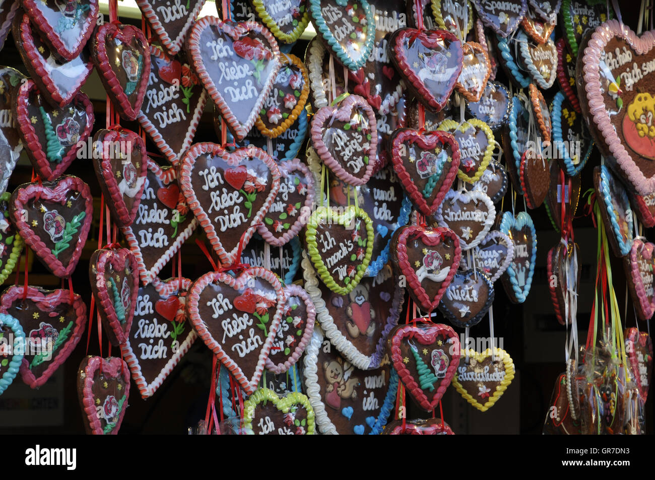 Gingerbread Hearts Stock Photo