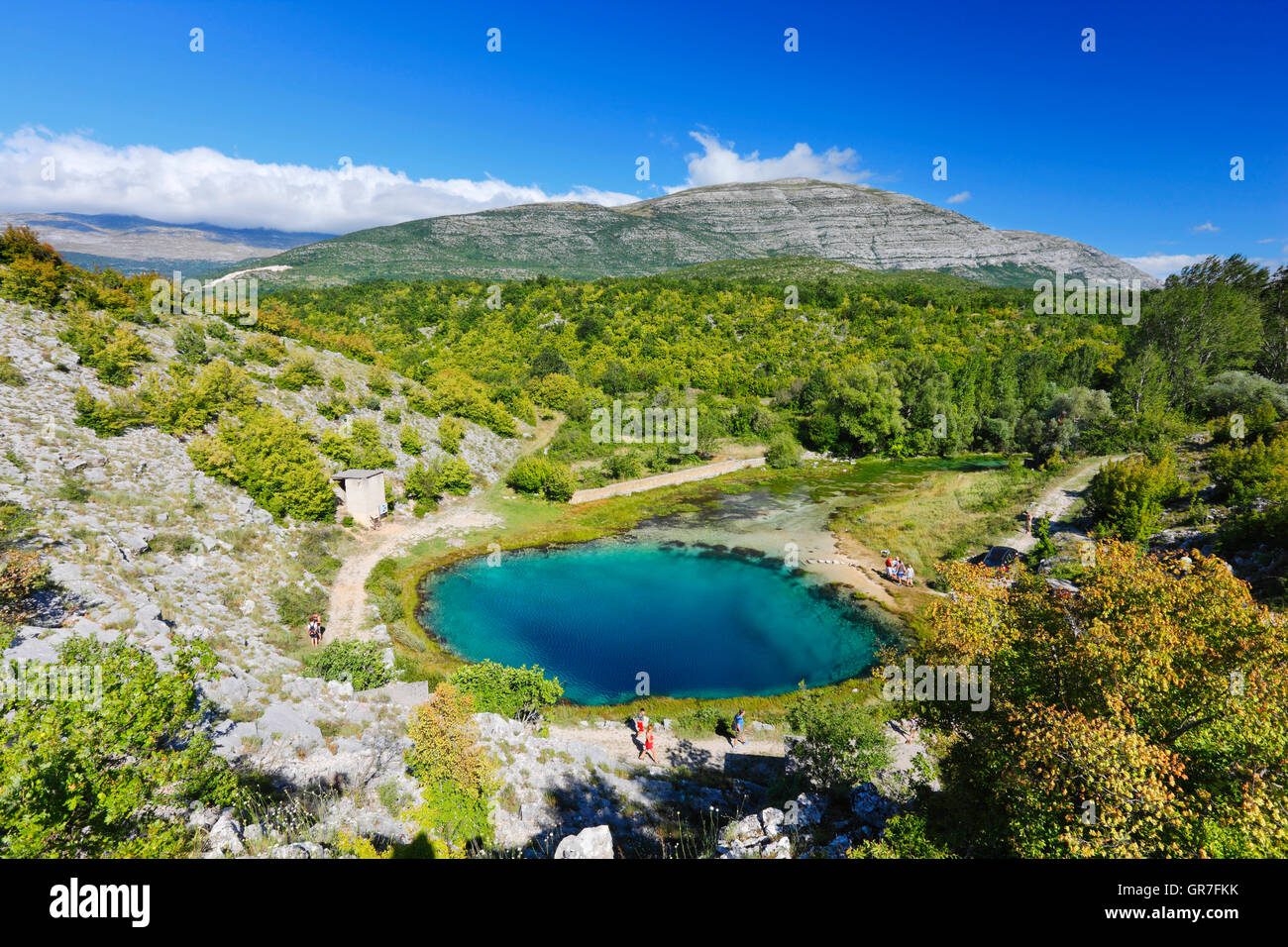 Source of river Cetina in Croatia Stock Photo Alamy