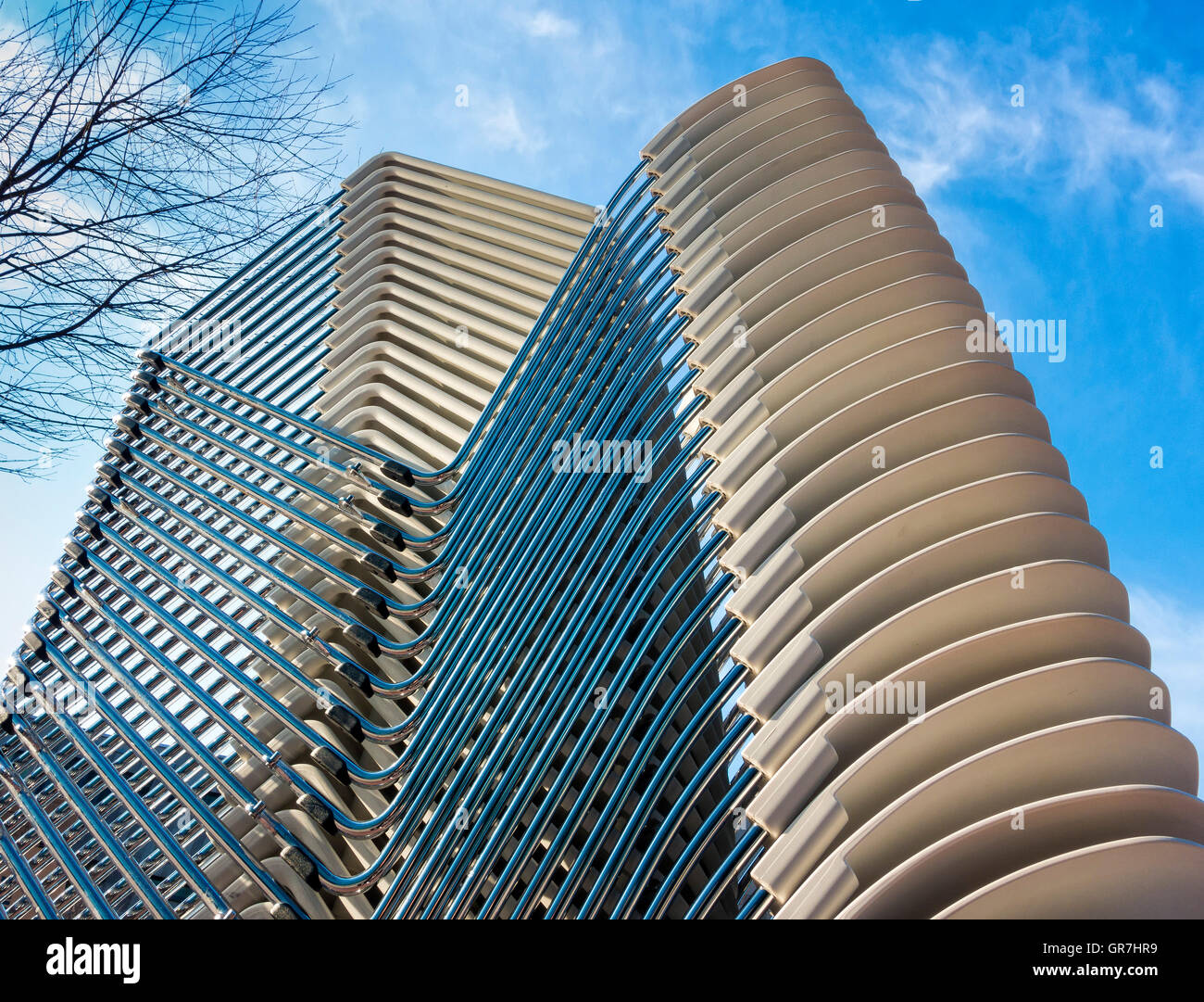 Stacked Office Chairs Stock Photo Alamy