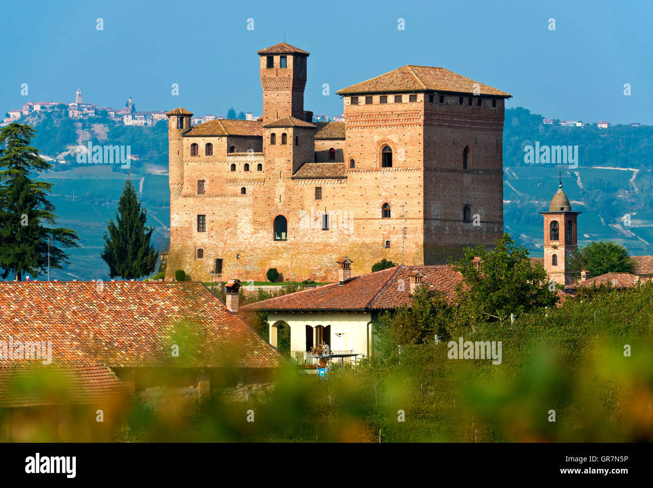 Castle Of Grinzane Cavour Castello Di Grinzane Cavour Piedmont Stock Photo Alamy