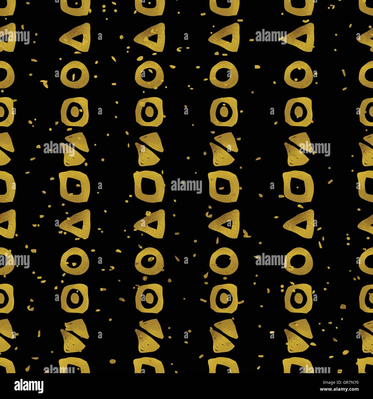Geometric black and gold seamless pattern Stock Vector Image & Art - Alamy