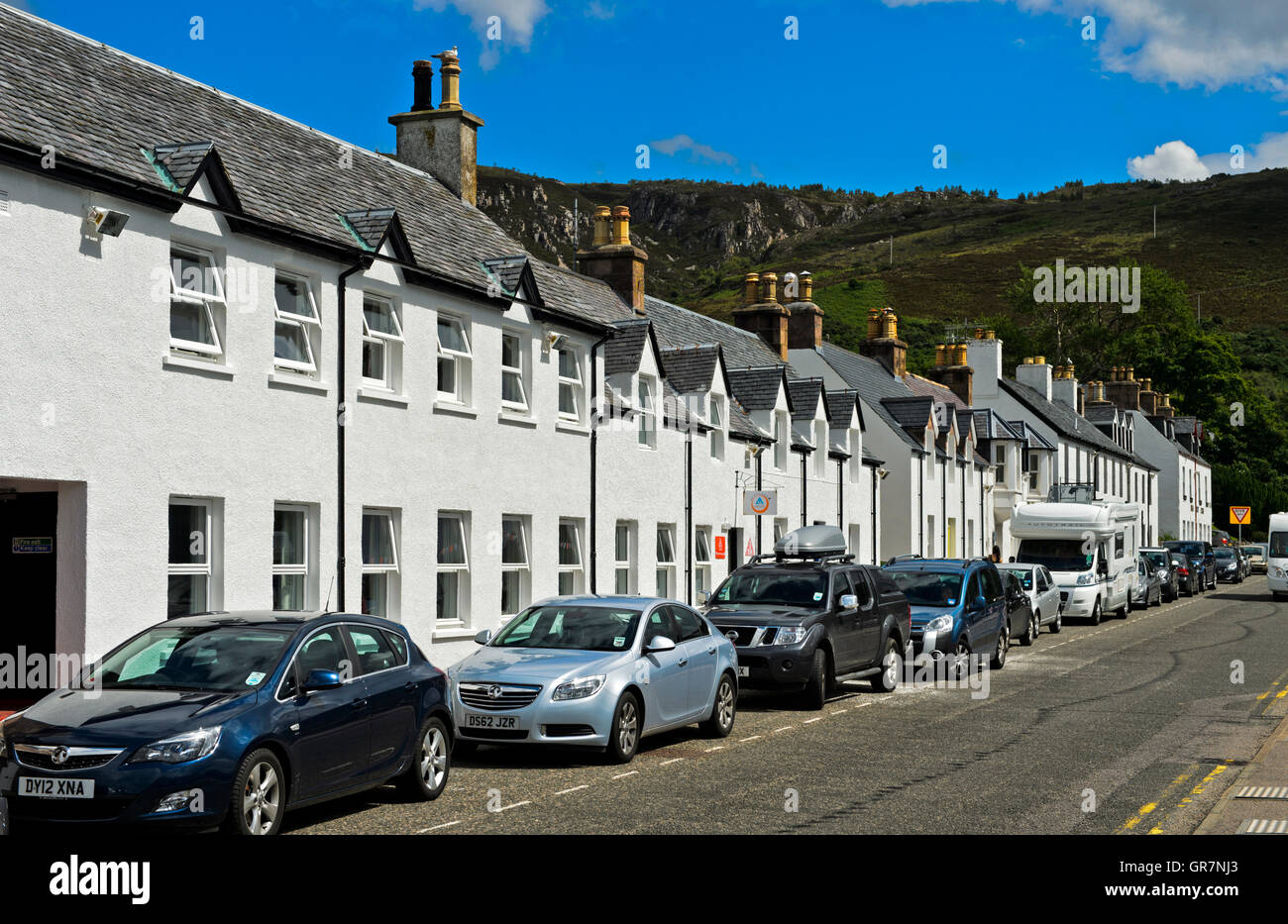 Row Of Houses At Shore Street, Ullapool, RossShire, Scotland, Great
