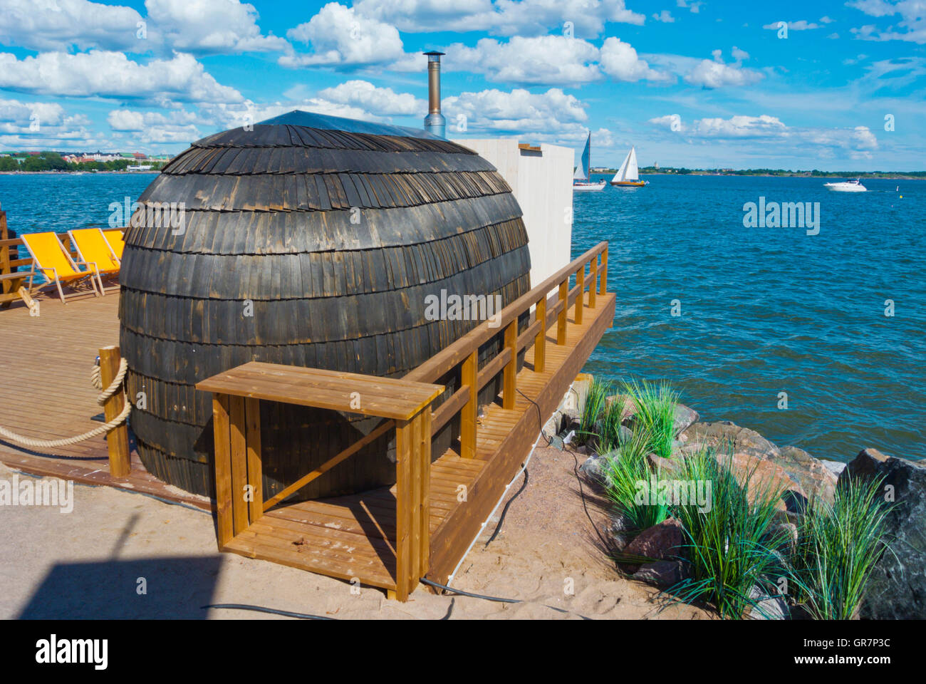 Sauna Hernesaaren Ranta, restaurant, summertime nightlife and