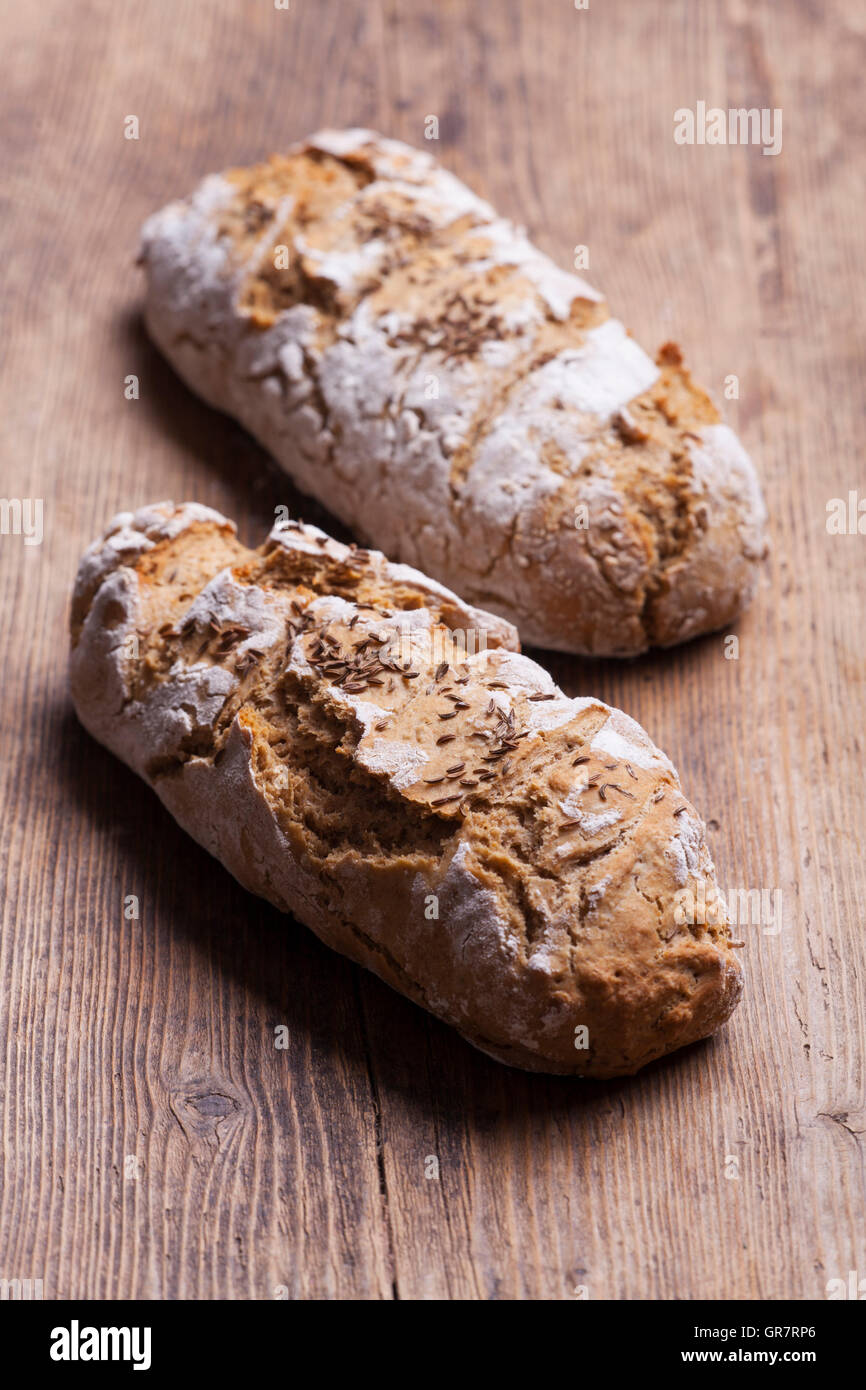 Loaf rye bread caraway hi-res stock photography and images - Alamy