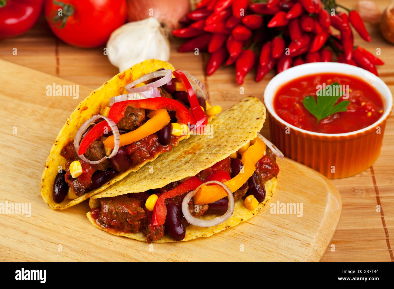 Taco Stock Photo