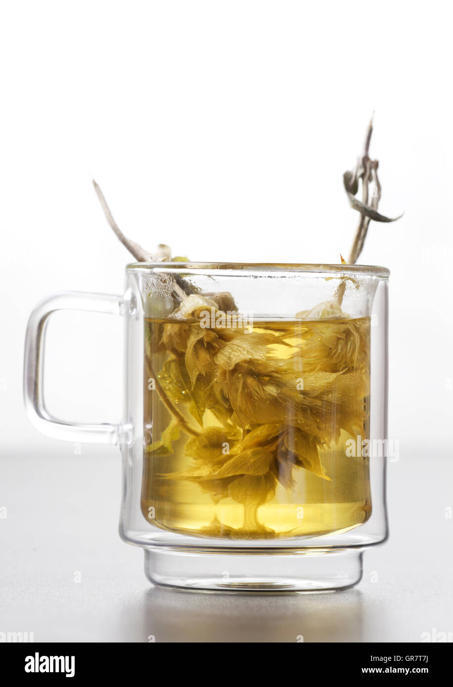 Greek Herb Tea Stock Photo