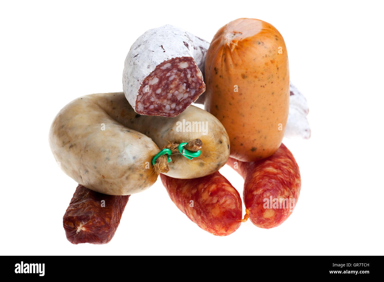 German Sausages Stock Photo Alamy