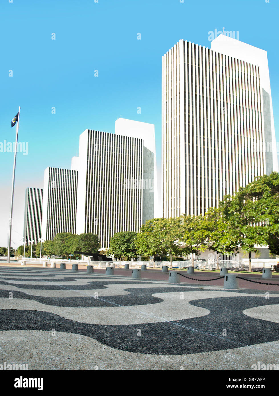 The Empire State Plaza, Albany, New York, USA. September, 4,2016 Stock