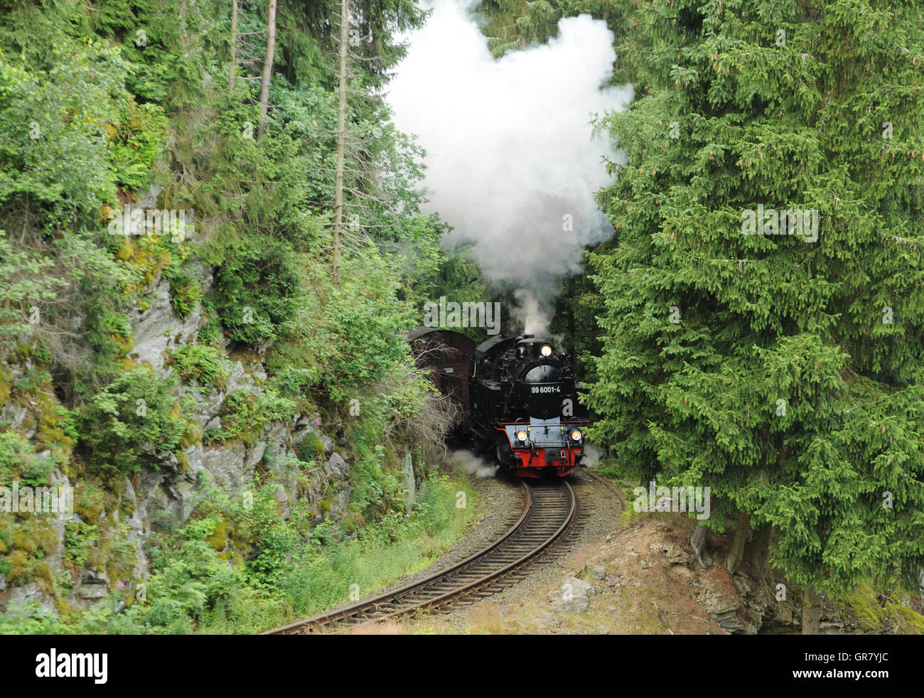 Brocken Railway Stock Photo