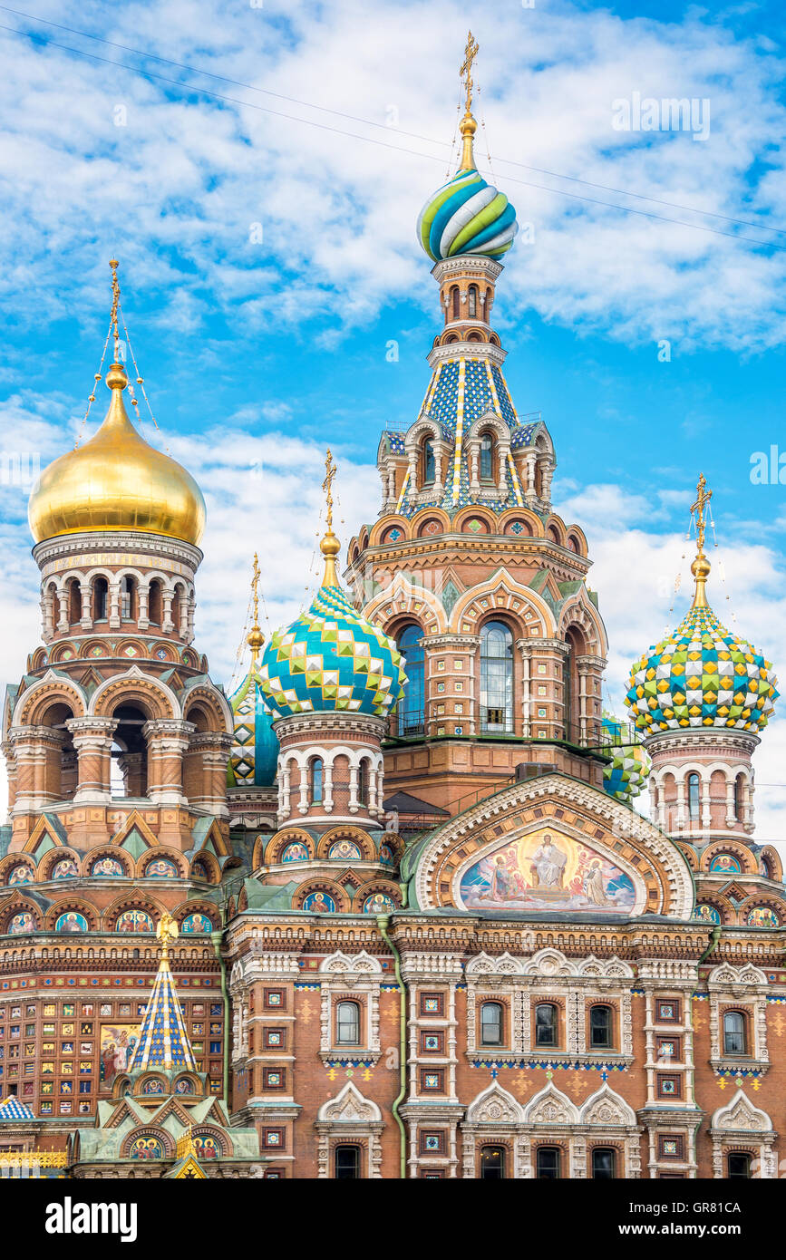 Church Of The Savior On Spilled Blood St Petersburg Russia Stock Photo Alamy