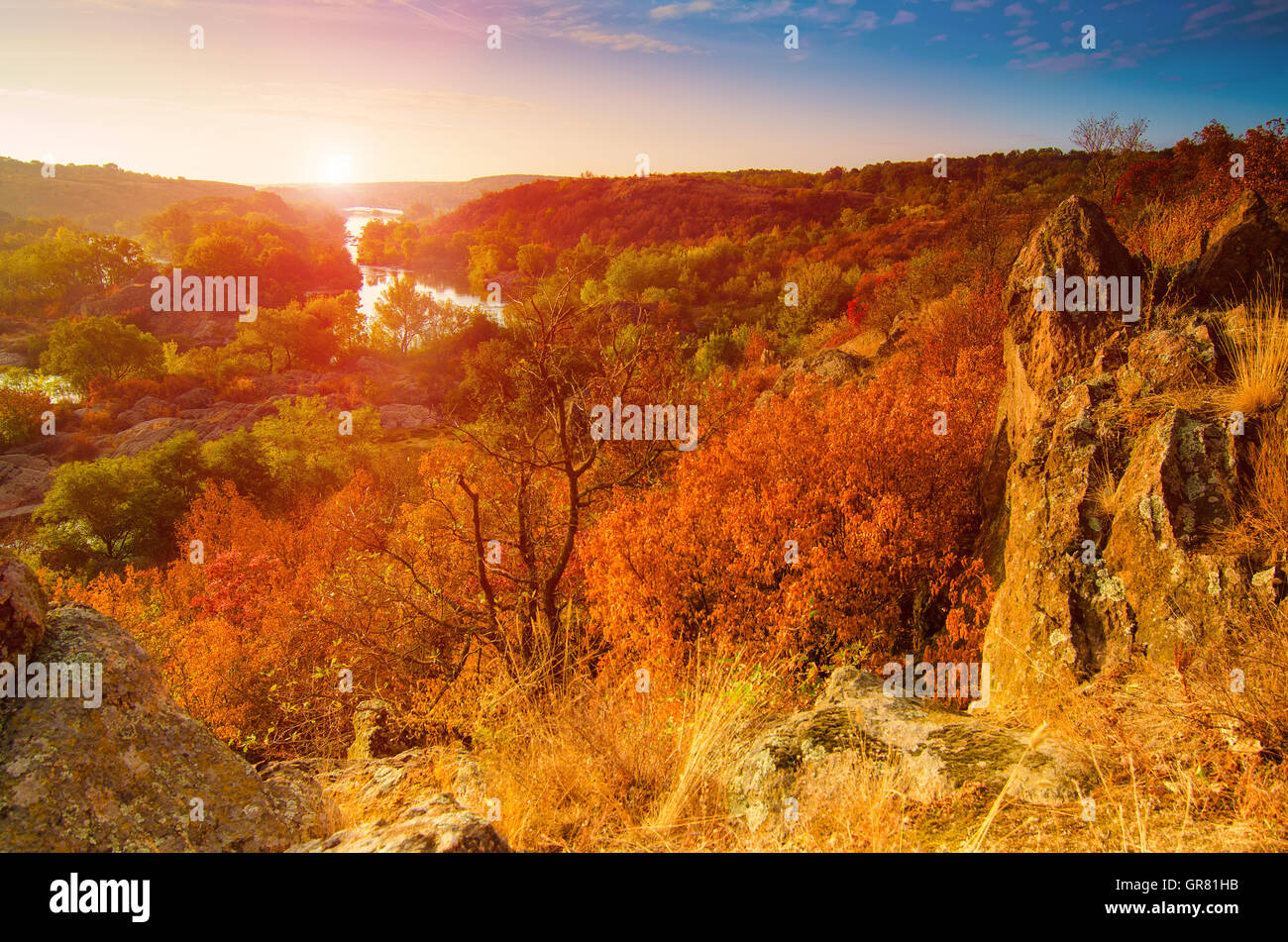 October Rural Background Rural autumn landscape Stock Photo - Alamy