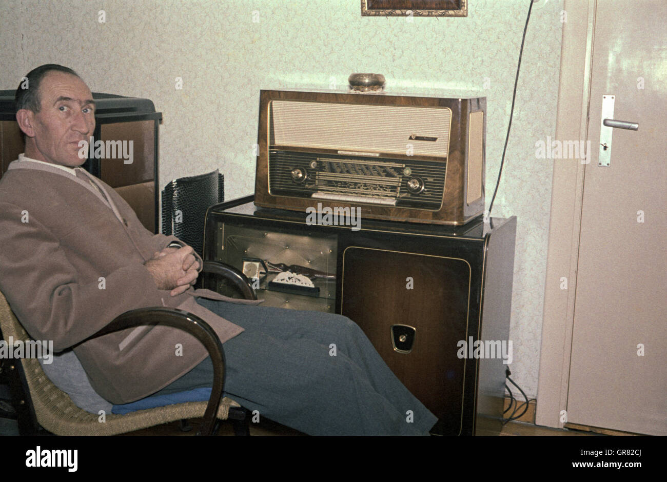 Radio Listening Stock Photo Alamy