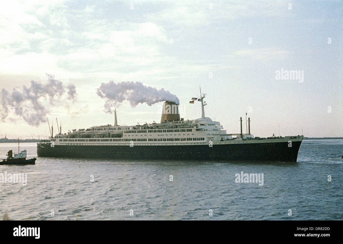 Ms Bremen 1960 Stock Photo