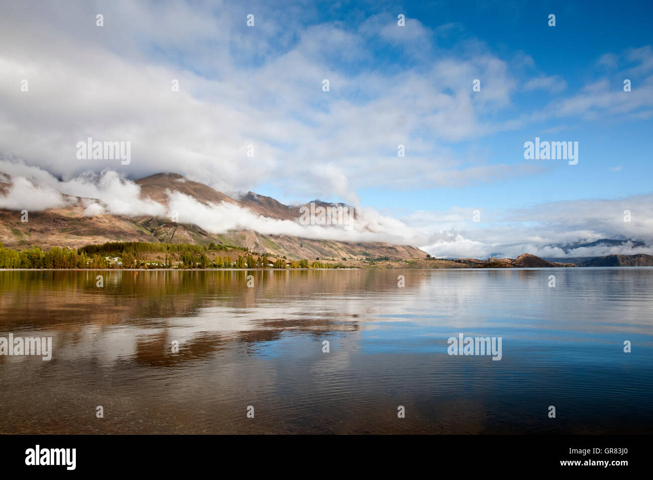 Lake Wanaka, New Zealand, Stock Photo