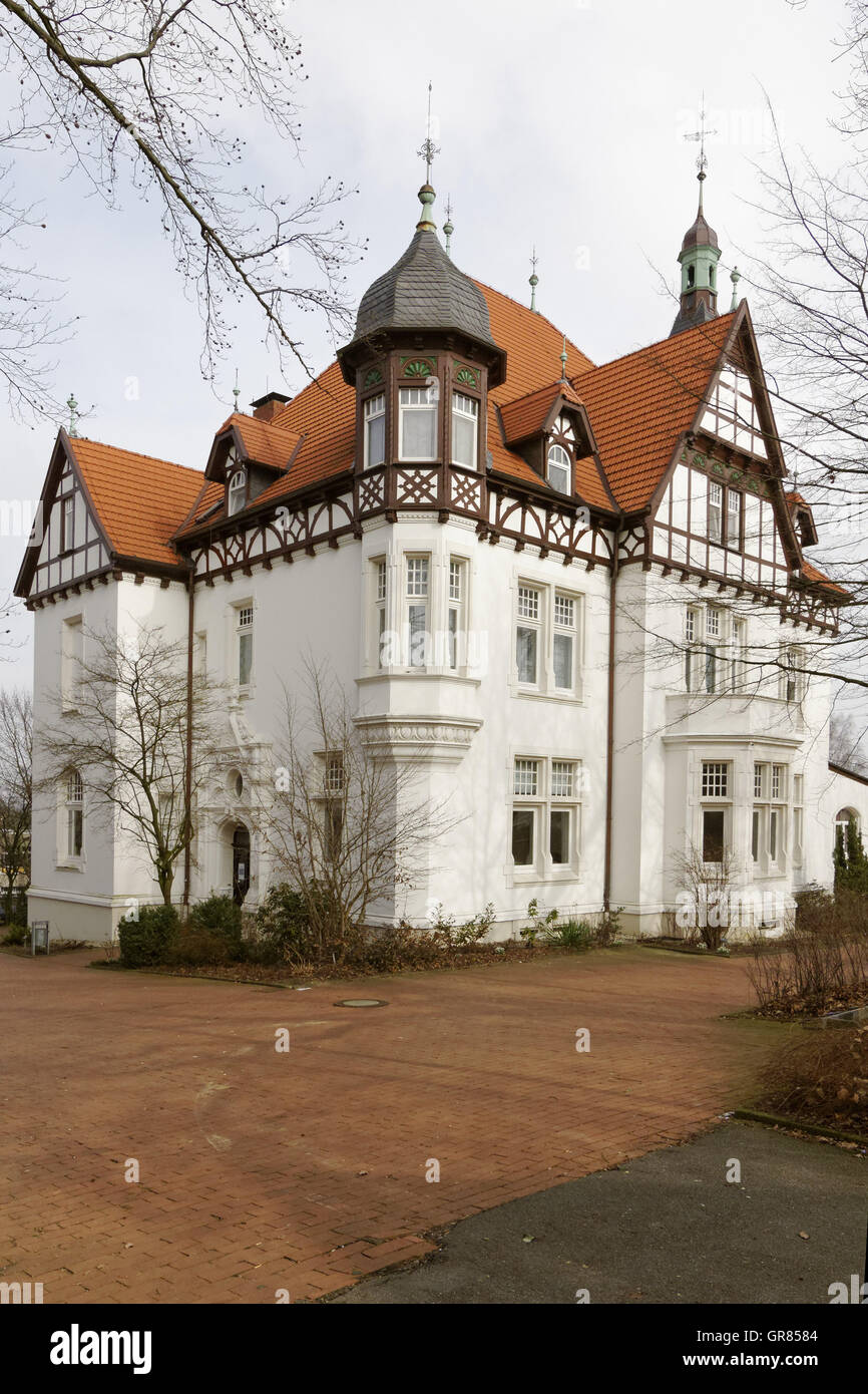 Villa Stahmer In Georgsmarienhuette, Built In 1900 In The Half-Timbering  Style Serves The City Of Georgsmarienhuette As A Museum Today, Lower  Saxony, Germany Stock Photo - Alamy