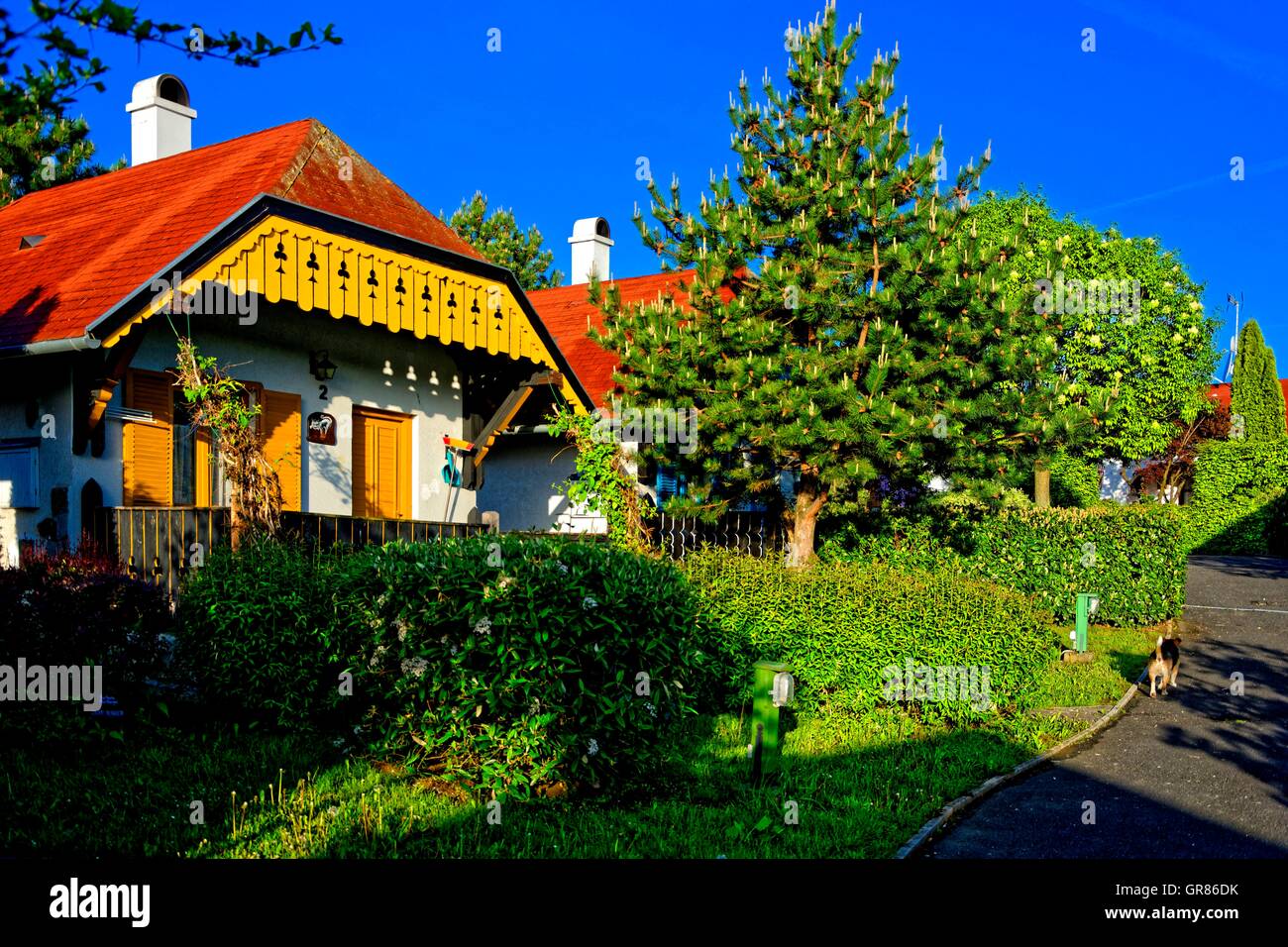 Holiday Home In A Holiday Resort Stock Photo