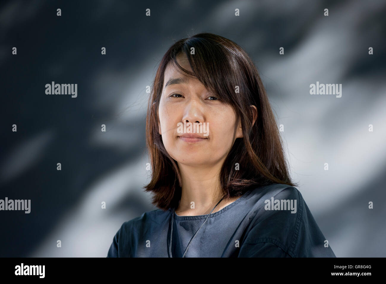 South Korean writer Han Kang. Stock Photo