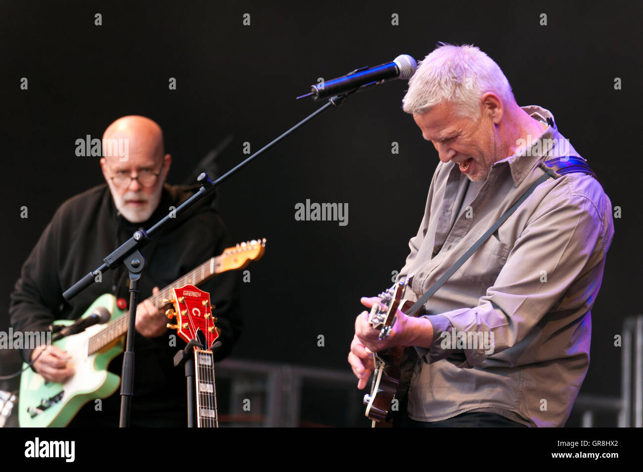 Kiel, Germany, June 20, 2015 German Rockstar Achim Reichel At The Opening Of The Kiel Week 2015 Stock Photo