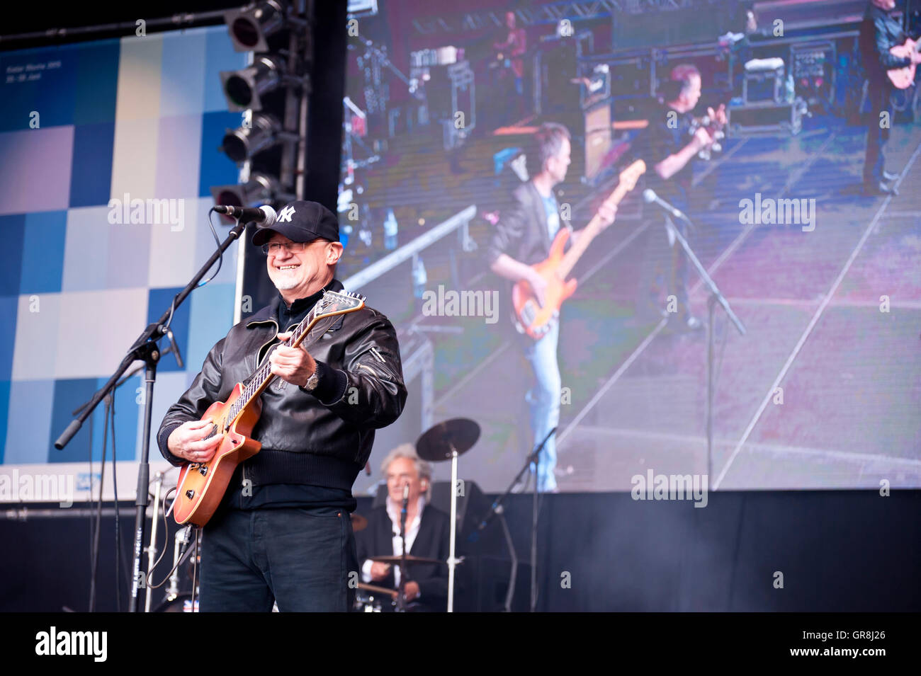 German-British Rockband Lake Live On Kiel Week 2015, June 20 Stock Photo