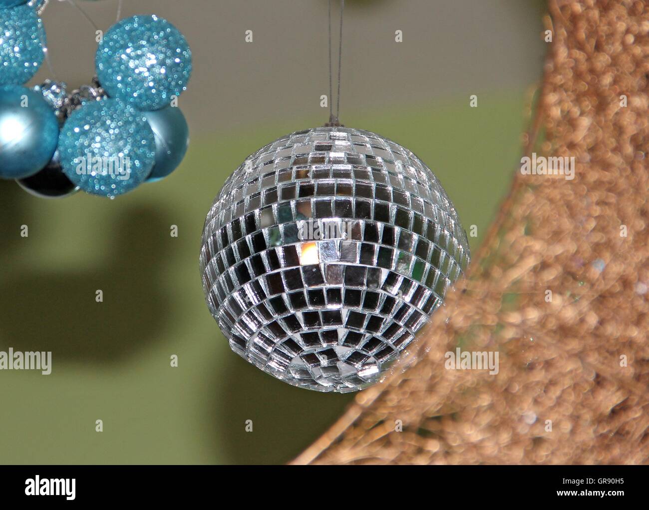 Glass Ball In The Living Room Stock Photo Alamy