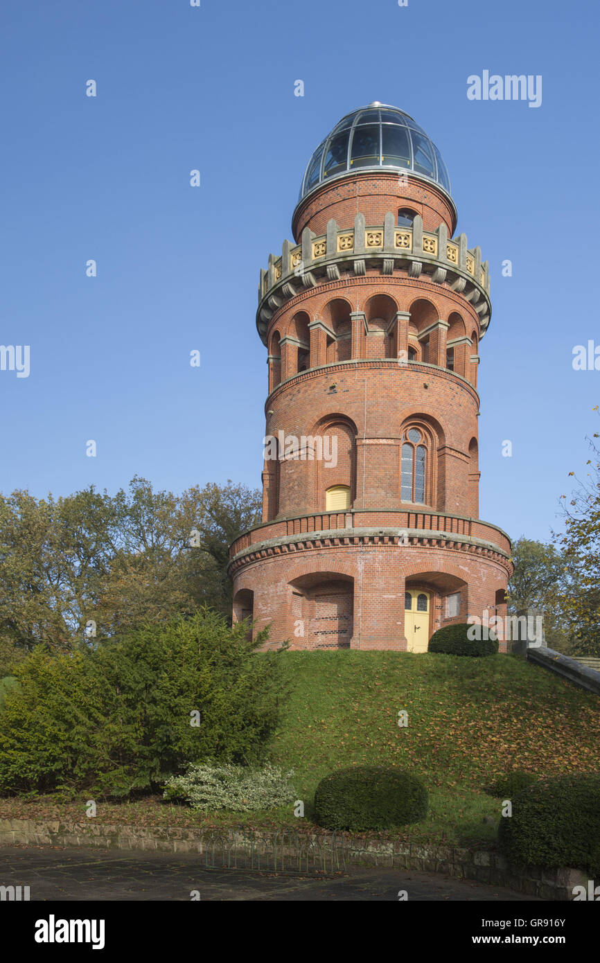 Ernst-Moritz-Arndt-Tower In Bergen, Rügen, Mecklenburg, Germany Stock Photo