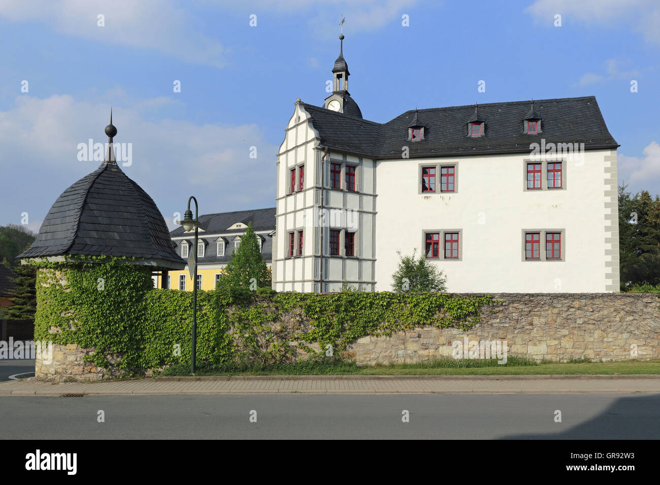 Castle Nimritz In Saale-Orla-Kreis, Thuringia, Germany, Europe Stock Photo