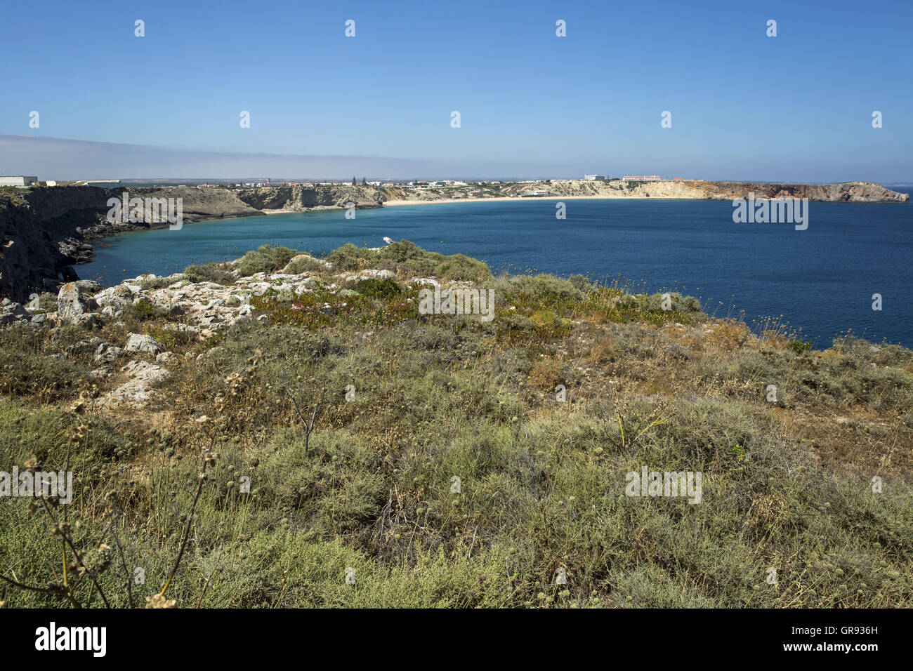 Beach, Praia Da Mareta, Sagres, Algarve, Portugal, Europe Stock Photo