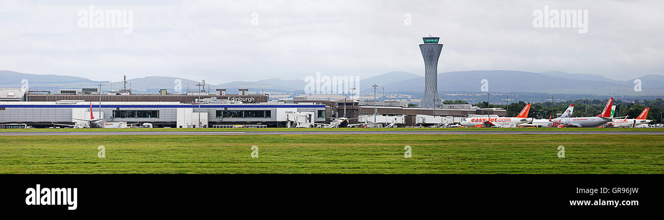 Edinburgh Airport Stock Photo