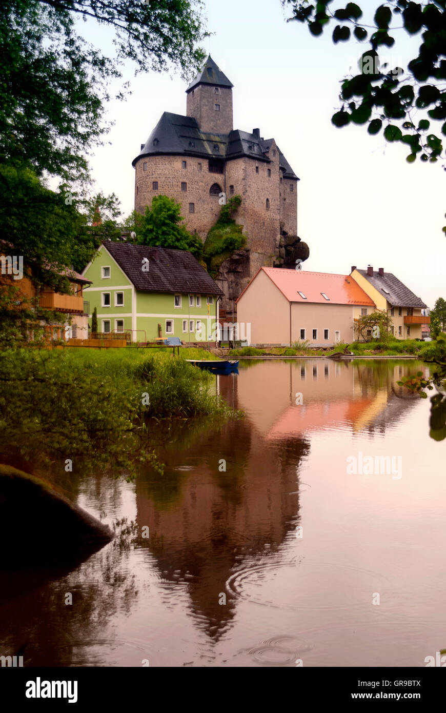 Castle Of Falkenberg In Upper Palatinate In Germany Stock Photo