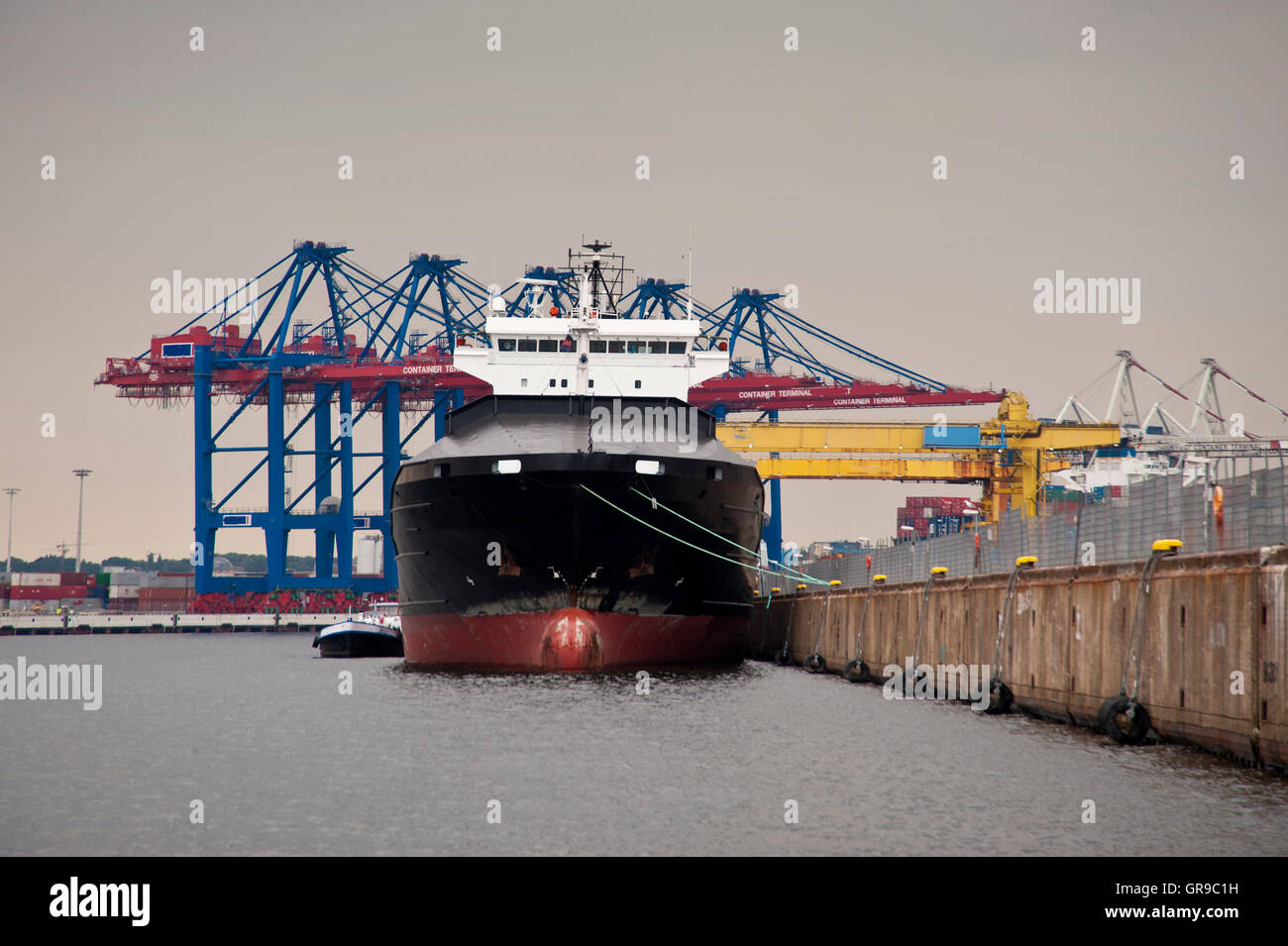 Port Of Hamburg Stock Photo