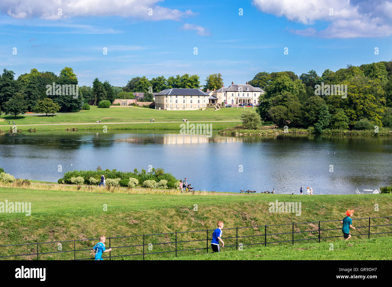 Hardwick Hall by James Paine, 1764-7, now Best Western Hotel, Hardwick Park, Sedgefield, County Durham, England Stock Photo