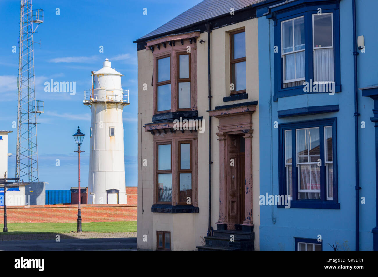 Victorian terraced houses, The Headland, Hartlepool, County Durham