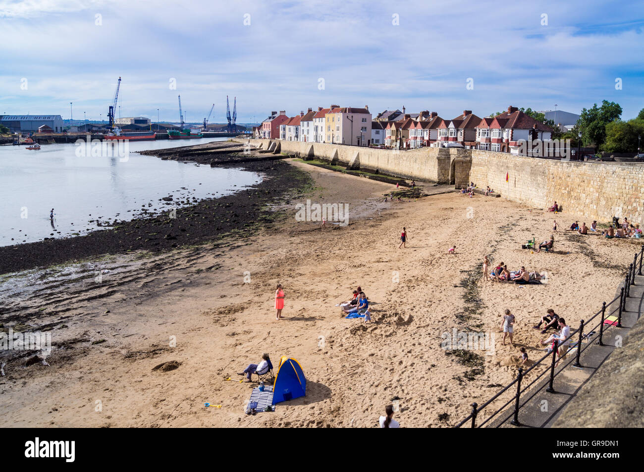 Fish Sands beach, The Headland, Hartlepool, County Durham, England