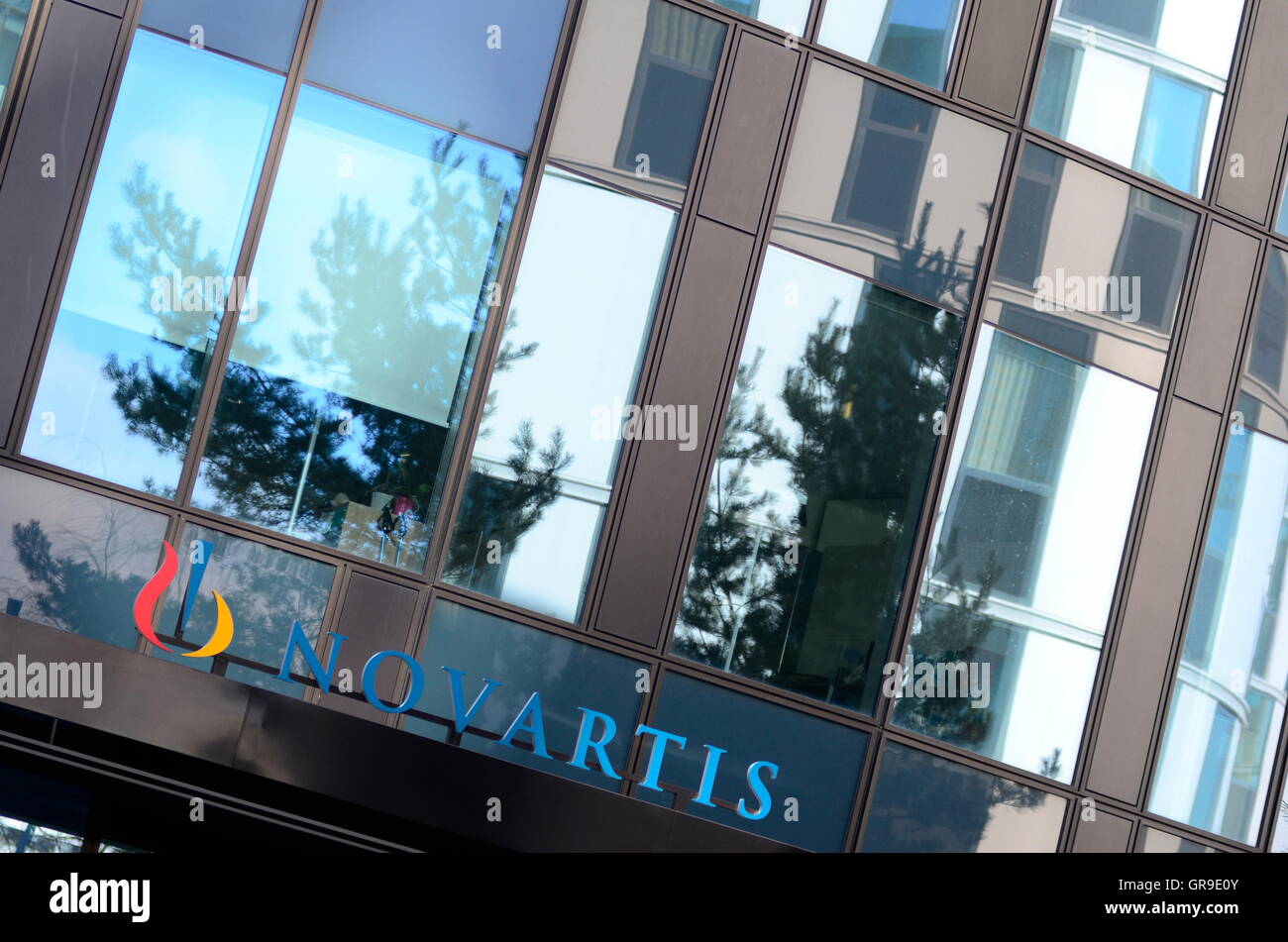 Novartis Austria In Vienna, Austria Stock Photo