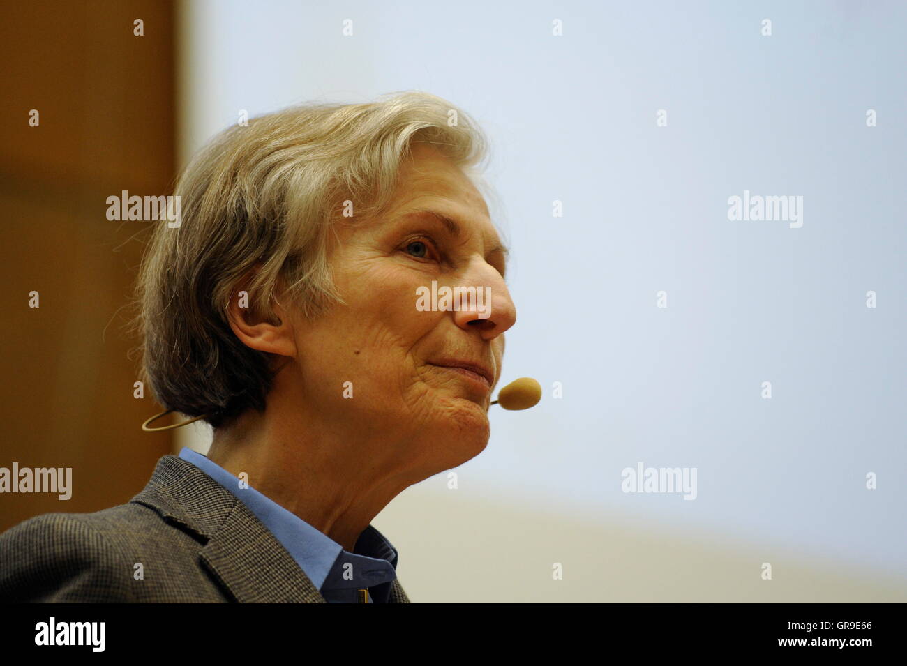 Independent Federal Presidential Candidate Irmgard Griss Stock Photo