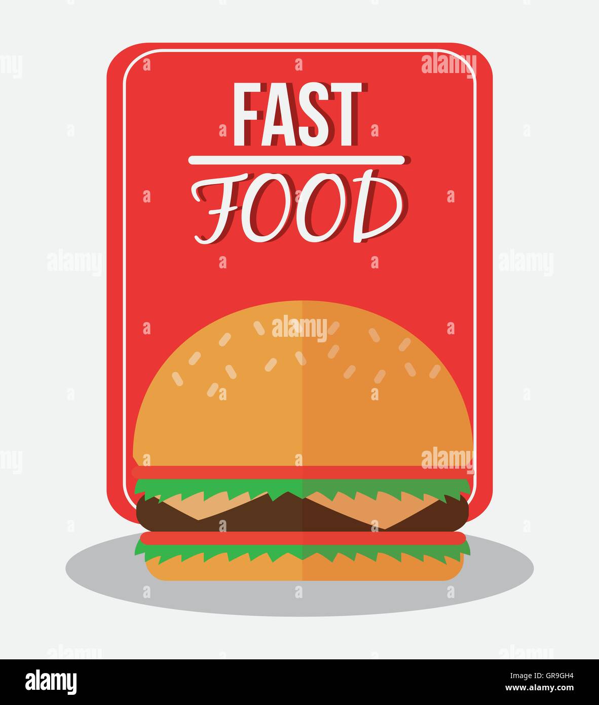 hamburger and fast food design Stock Vector Image & Art - Alamy