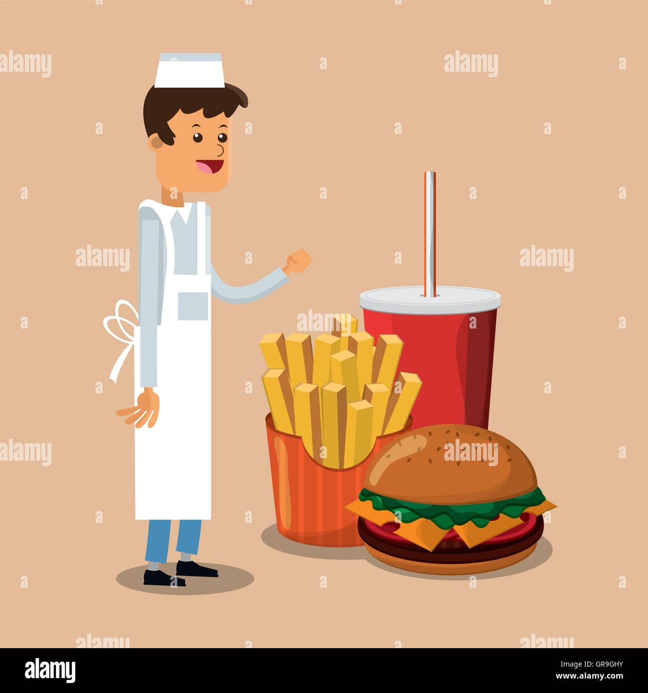 hamburger and fast food design Stock Vector Image & Art - Alamy
