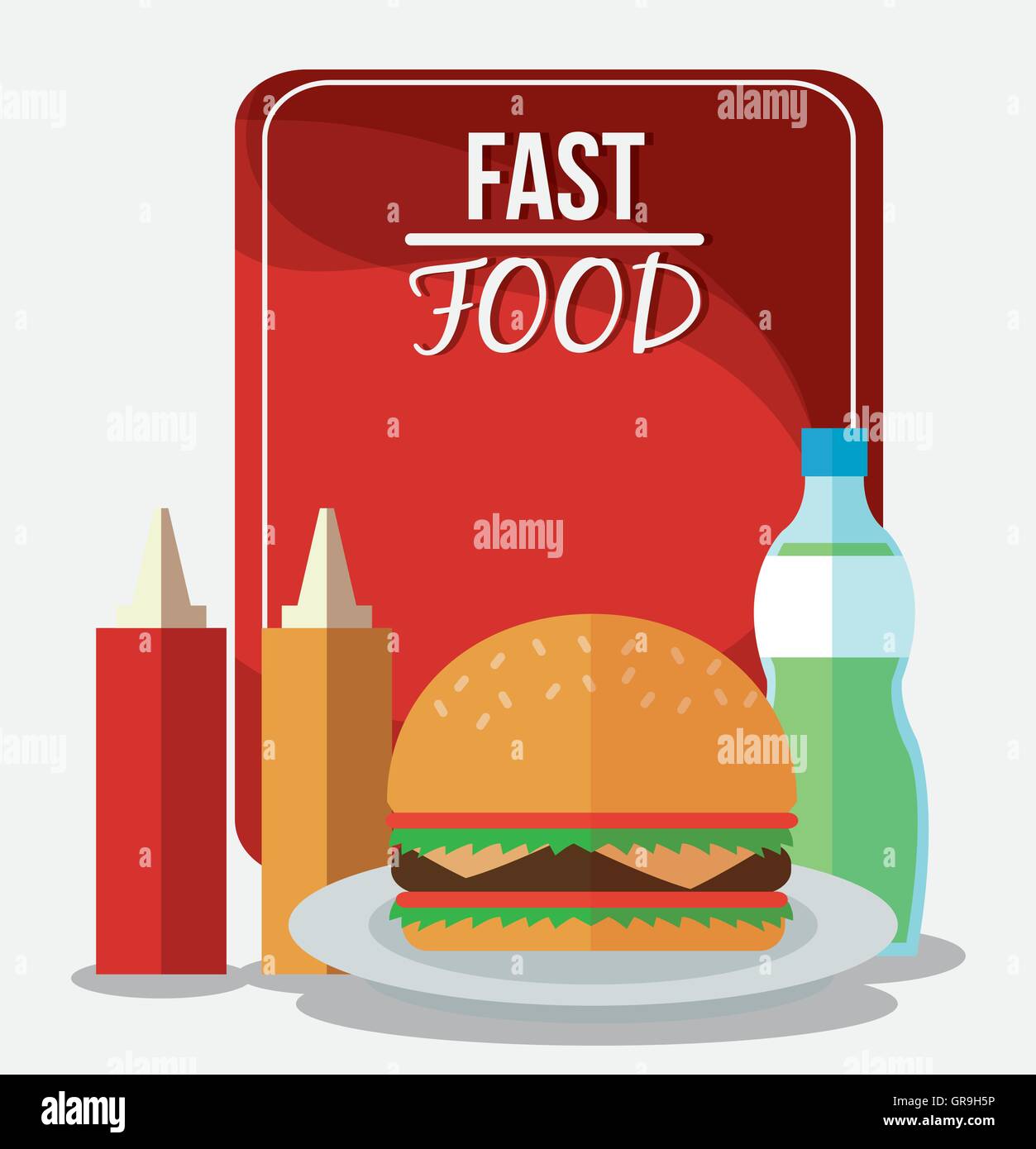 hamburger and fast food design Stock Vector Image & Art - Alamy