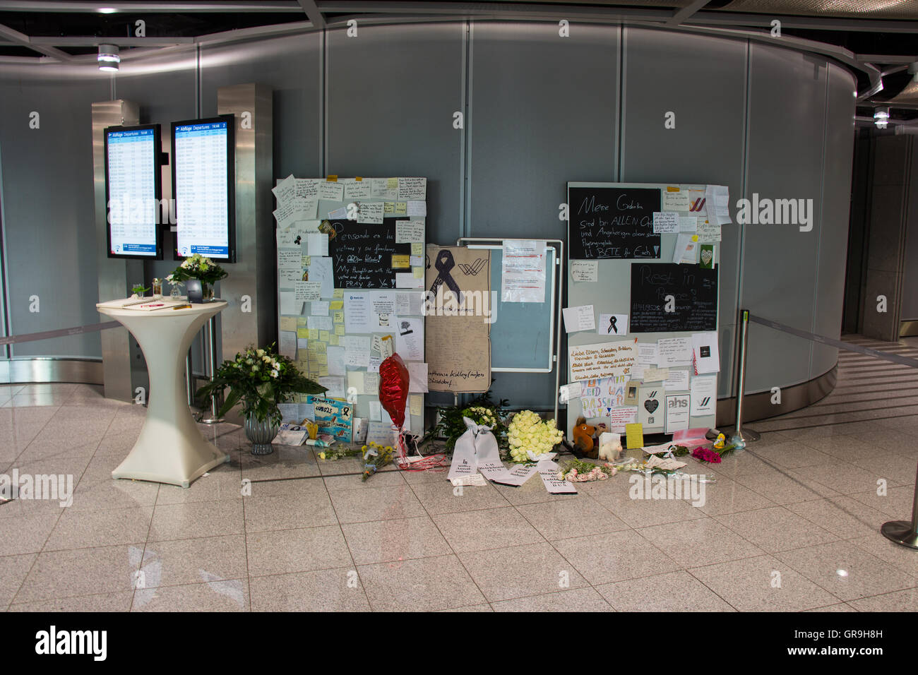 Memorial Airport Duesseldorf Stock Photo