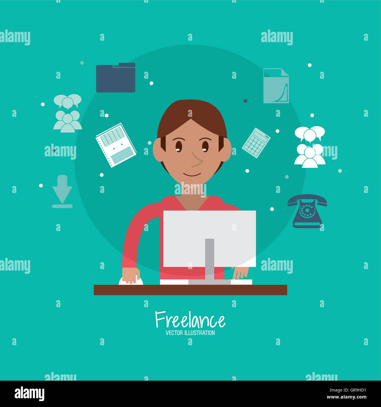 Cartoon Man And Freelance Design Stock Vector Image Art Alamy cartoon-man-and-freelance-design-stock-vector-image-art-alamy