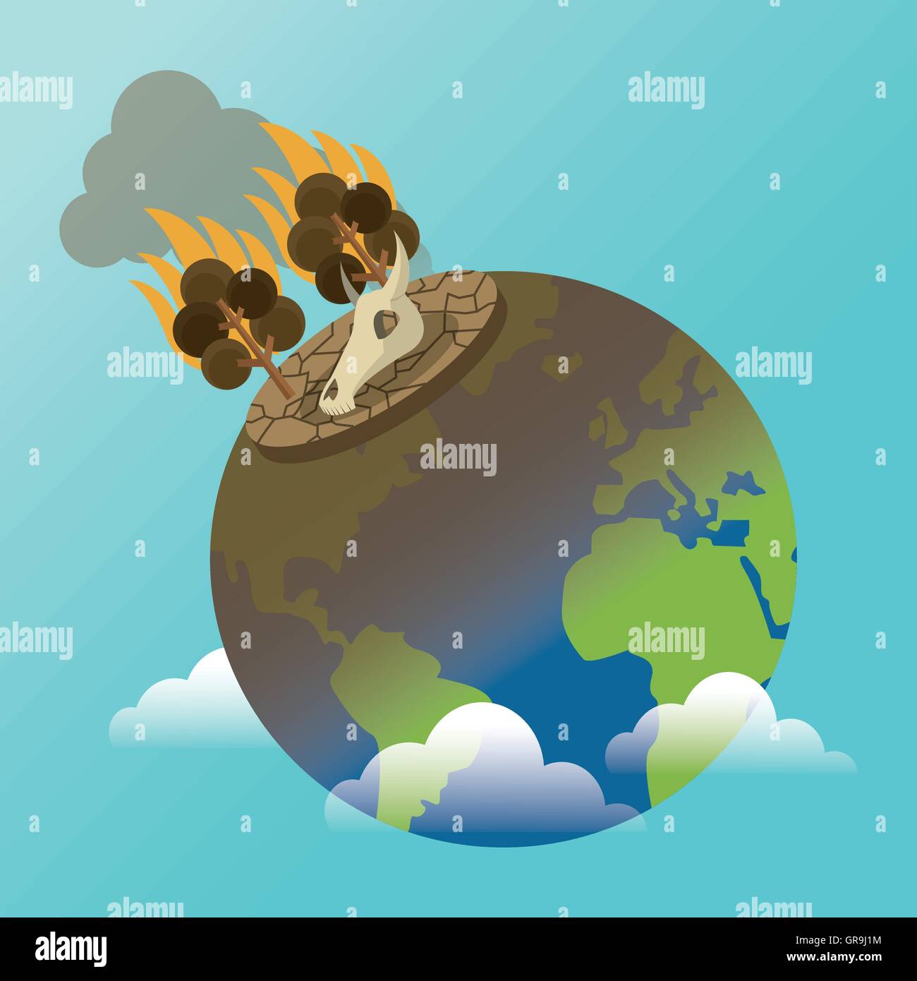 Global warming and environment design Stock Vector Image & Art - Alamy